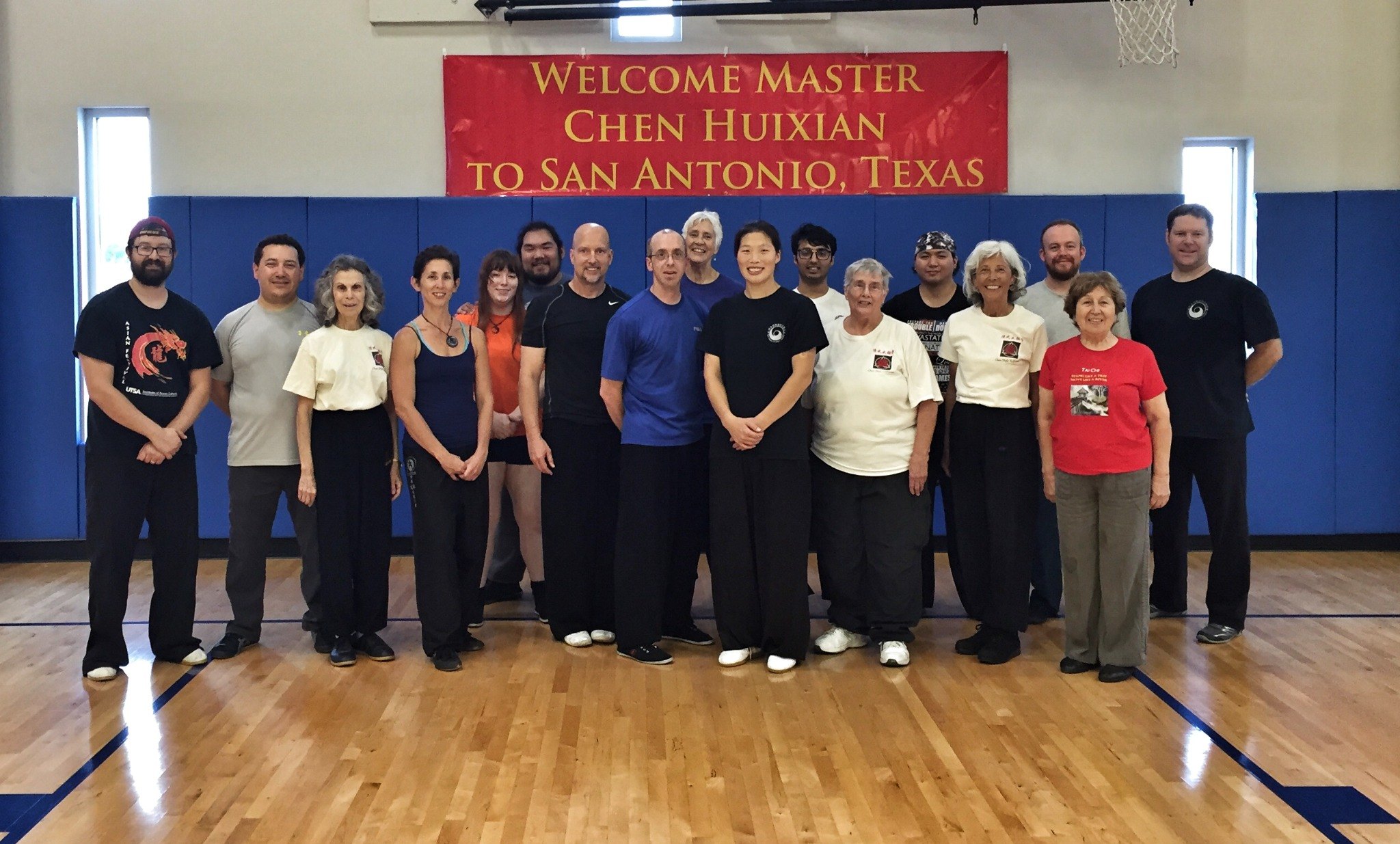 Master Chen Huixian with San Antonio seminar participants